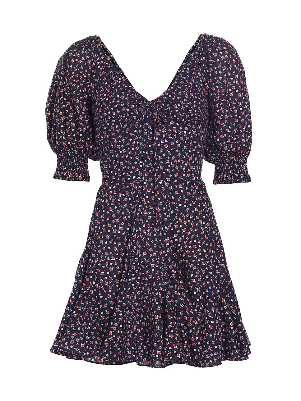 Floral Cotton Mini Dress | Saks Fifth Avenue