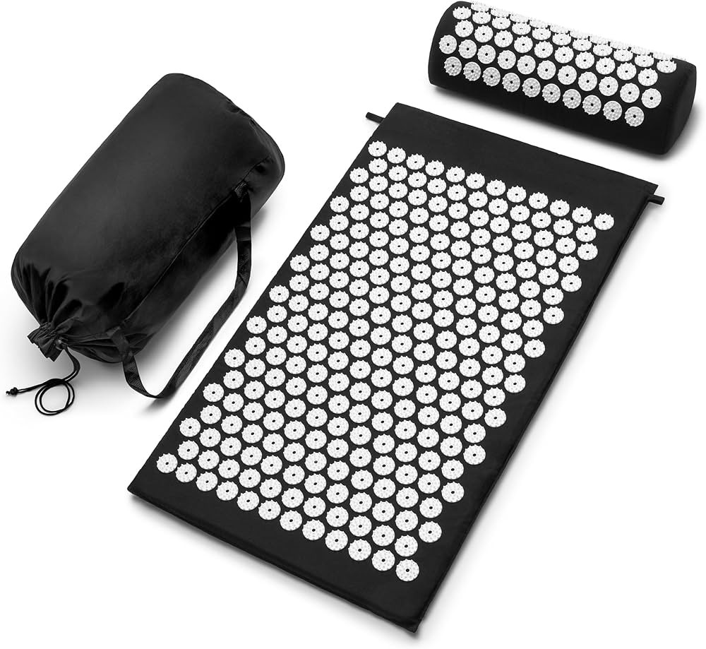 Sivan Back and Neck Pain Relief Acupressure Mat and Pillow Set, Chronic Back Pain Treatment - Rel... | Amazon (US)