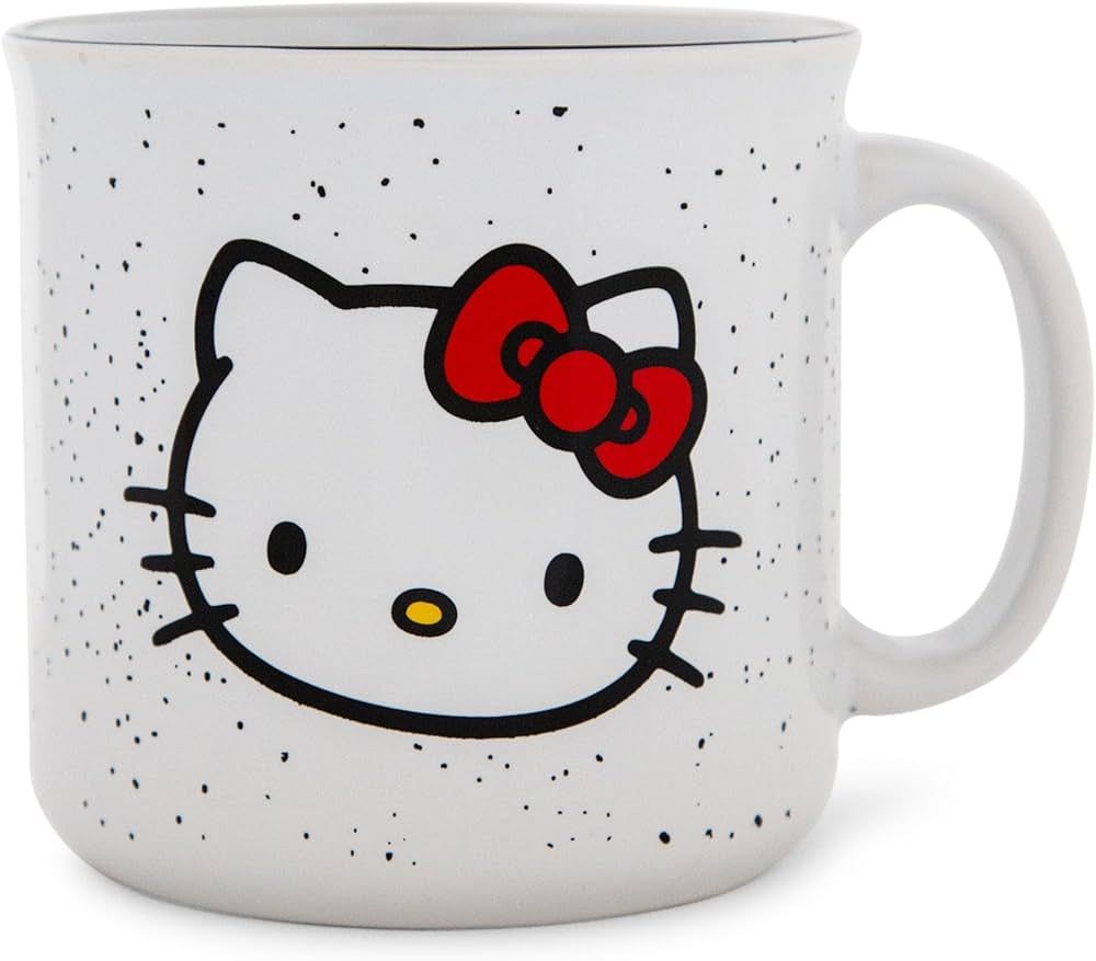 Silver Buffalo Sanrio Hello Kitty Ceramic Camper Style Coffee Mug, 20 Ounces | Amazon (US)