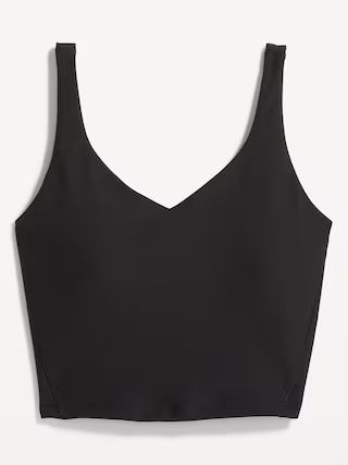 Light Support PowerSoft Longline Sports Bra | Old Navy (US)