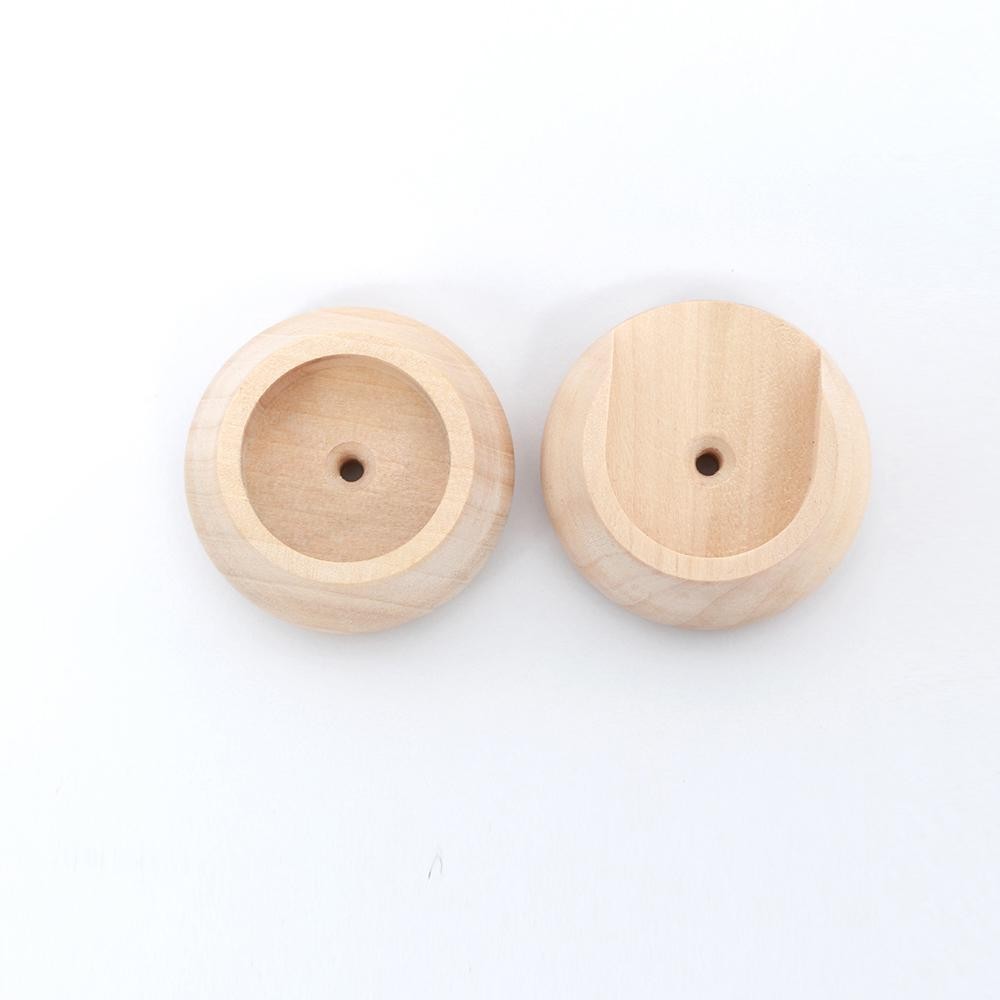 1.31 in. Heavy-Duty Wood Closet Rod Pole Sockets (2-Pack) | The Home Depot