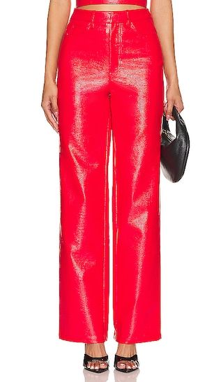 Straight Pants in High Risk Red | Revolve Clothing (Global)
