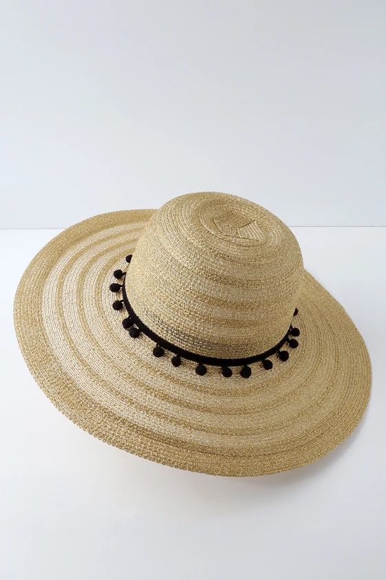 Sparkling Sands Gold Straw Sun Hat | Lulus (US)