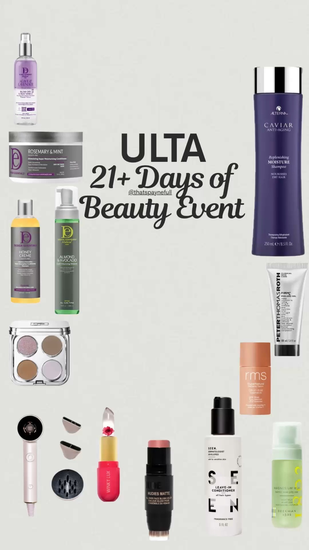 My FAVORITE curly hair brand is 50% off at Ulta😍 Design Essentials!!
What products are you grabbing from Ulta’s 50% off sale TODAY only? 
@ulta #ulta #ultabeauty #beauty #skincare #hairproducts #makeup #sale

#LTKSaleAlert #LTKSeasonal #LTKselfcare