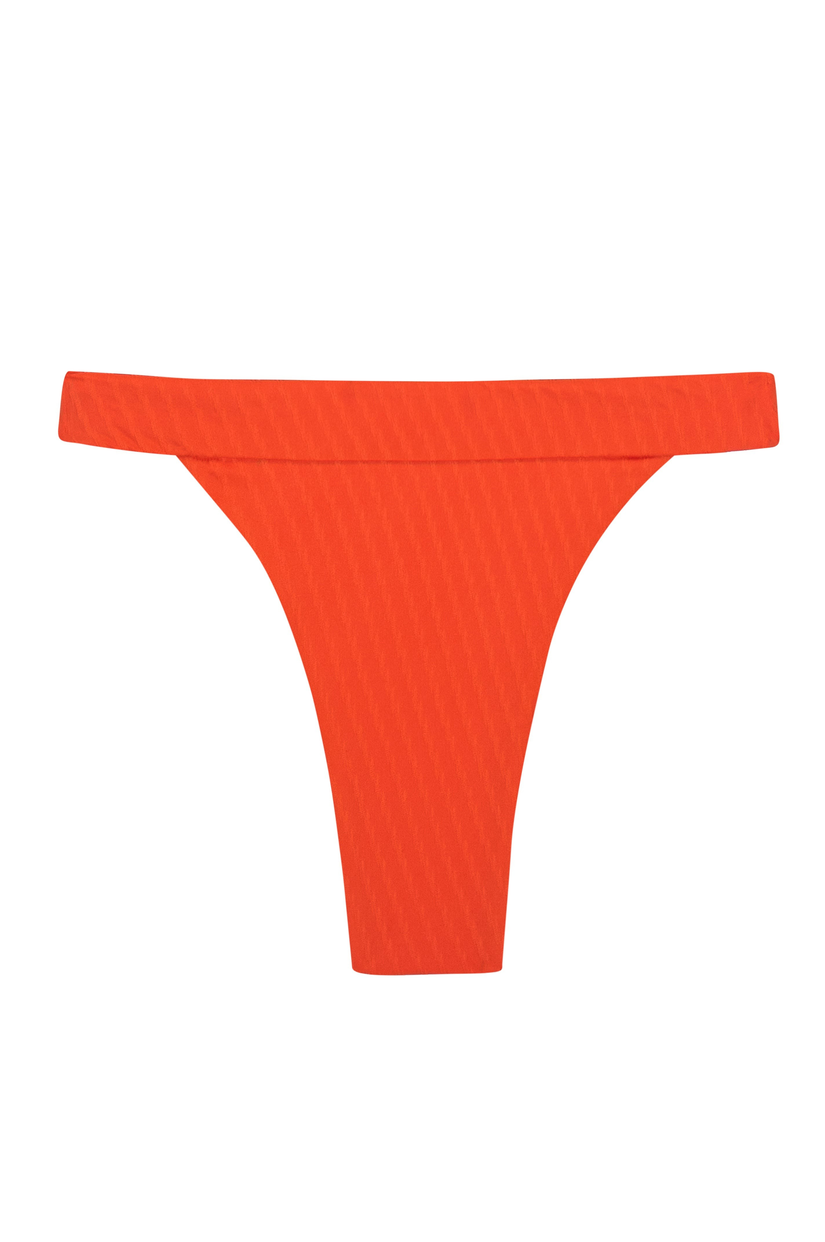Argentina Bottom - Persimmon Jacquard | Monday Swimwear