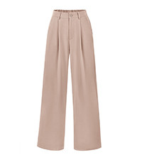 PRETTYGARDEN Womens Causal Wide Leg Pants High Elastic Waisted Long Work Office Suit Pants | Amazon (US)