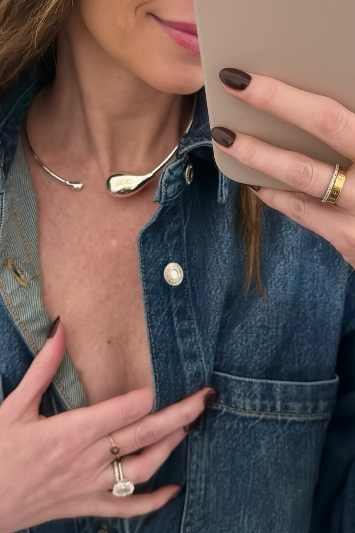 Love this cuff necklace, hoping for restock! 

#LTKFindsUnder50 #LTKStyleTip