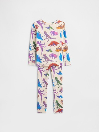 Kids & babyGap 100% Organic Cotton Dino PJ Set | Gap Factory