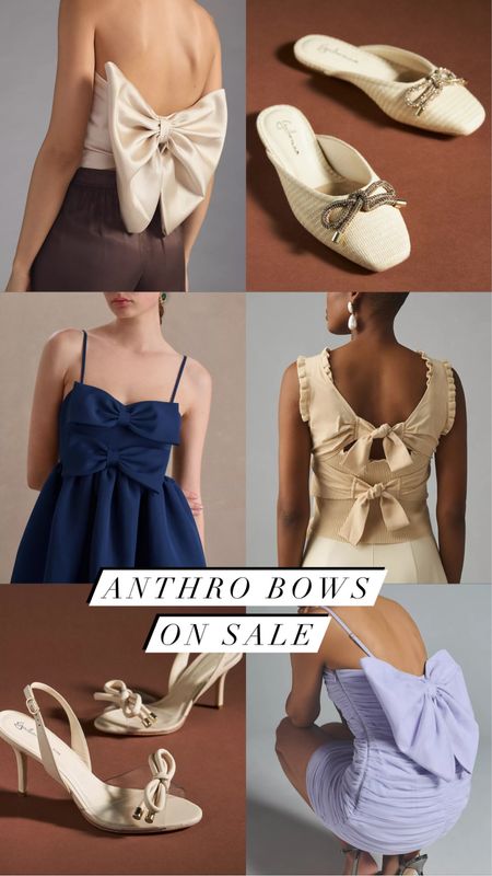 Anthropologie bow tops, dresses, & shoes on sale! 🎀 #Anthropologie #bowdress #bowtop 

#LTKunder100 #LTKsalealert #LTKwedding