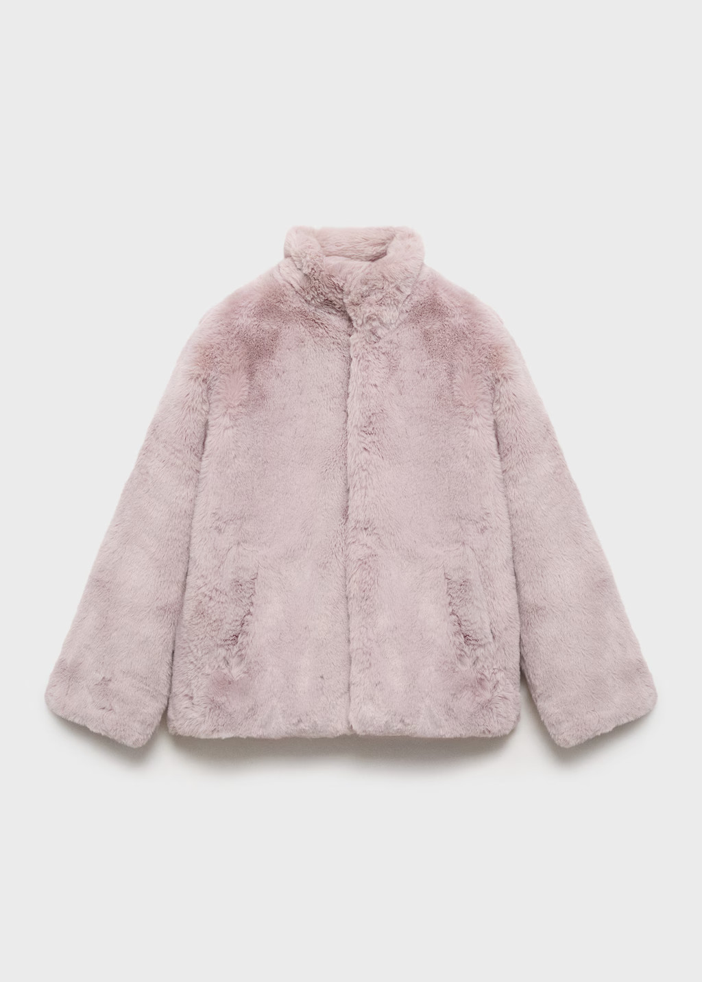 Faux-fur coat pink - Kids - 12 - MANGO KIDS | Mango (US/MX/AU)