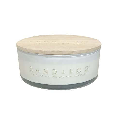Sand + Fog Scented Candle - White Vanilla - Additional Scents and Sizes – 100% Cotton Lead-Free Wick - Luxury Air Freshening Jar Candles - Perfect Home Décor for Your Cocktail Table – 34 oz | Amazon (US)