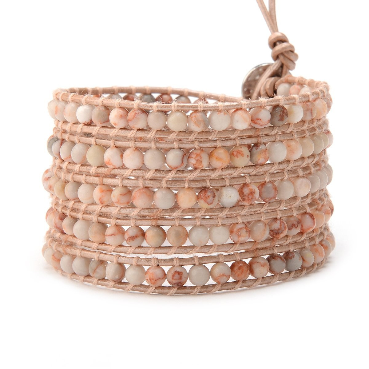 Peach & Pink Marble on Blush | Victoria Emerson