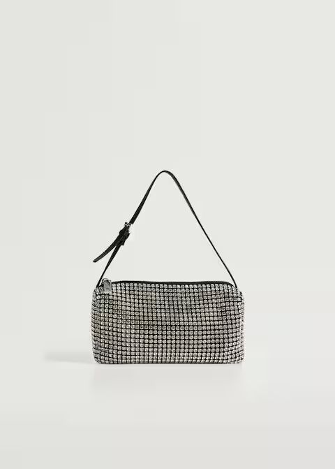 Rhinestone crystal purse | MANGO (US)