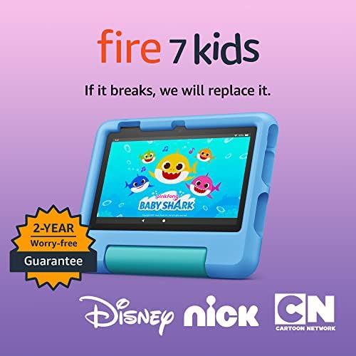 Amazon Fire 7 Kids tablet, ages 3-7. Top-selling 7" kids tablet on Amazon - 2022 | ad-free conten... | Amazon (US)