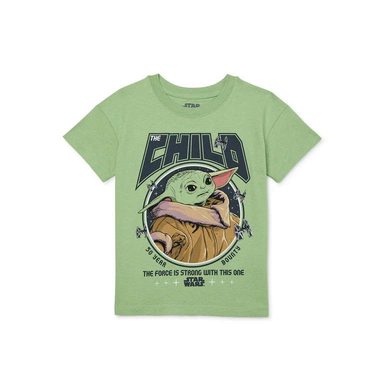 Star Wars Grogu Toddler Boys Short Sleeve Crewneck T-Shirt, Sizes 12M-5T | Walmart (US)