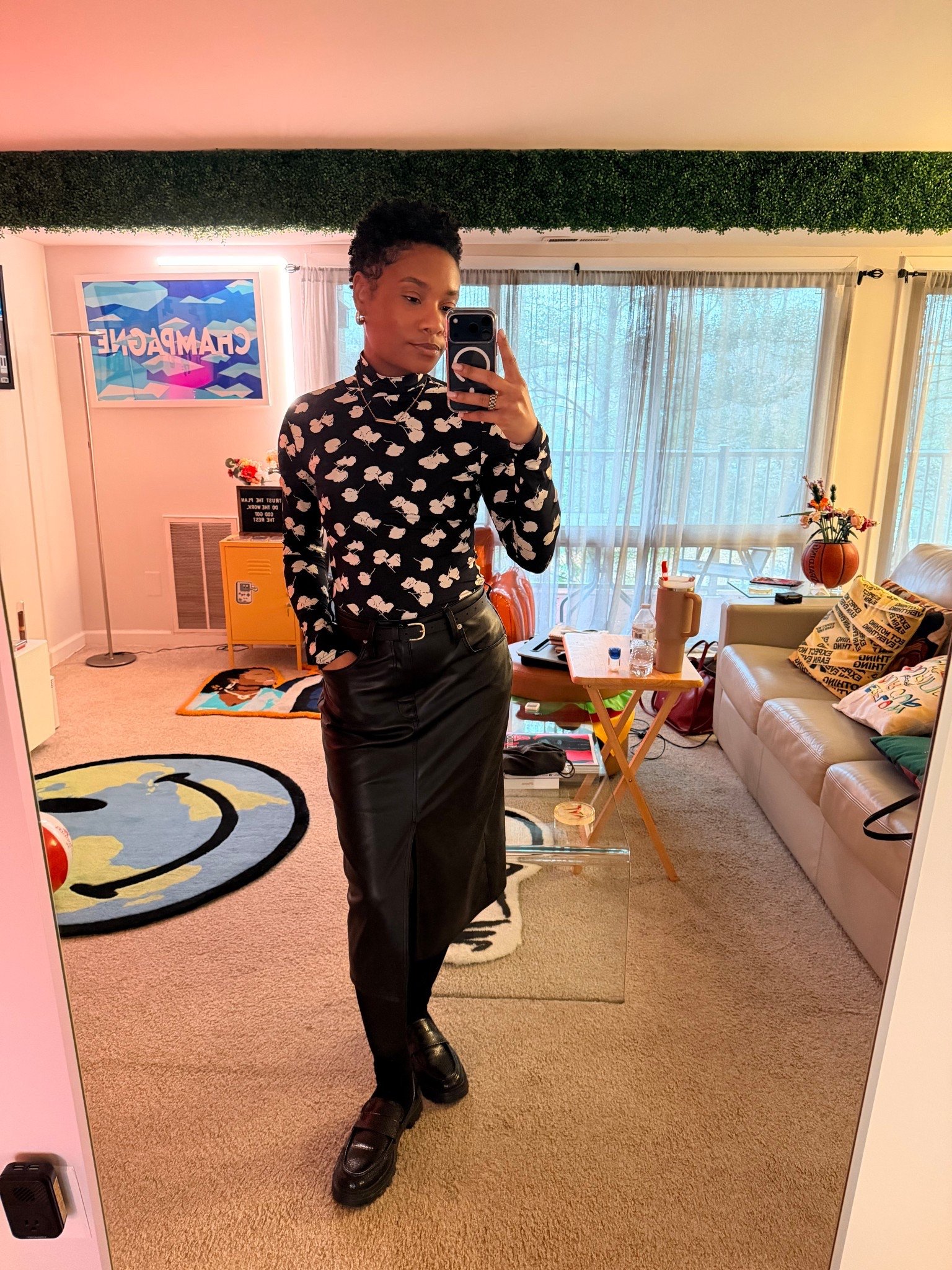 Leather weather is my favorite! Still on the hunt for the perfect pair of leather pants 

#LTKdayinmylife #LTKootd #LTKgrwm