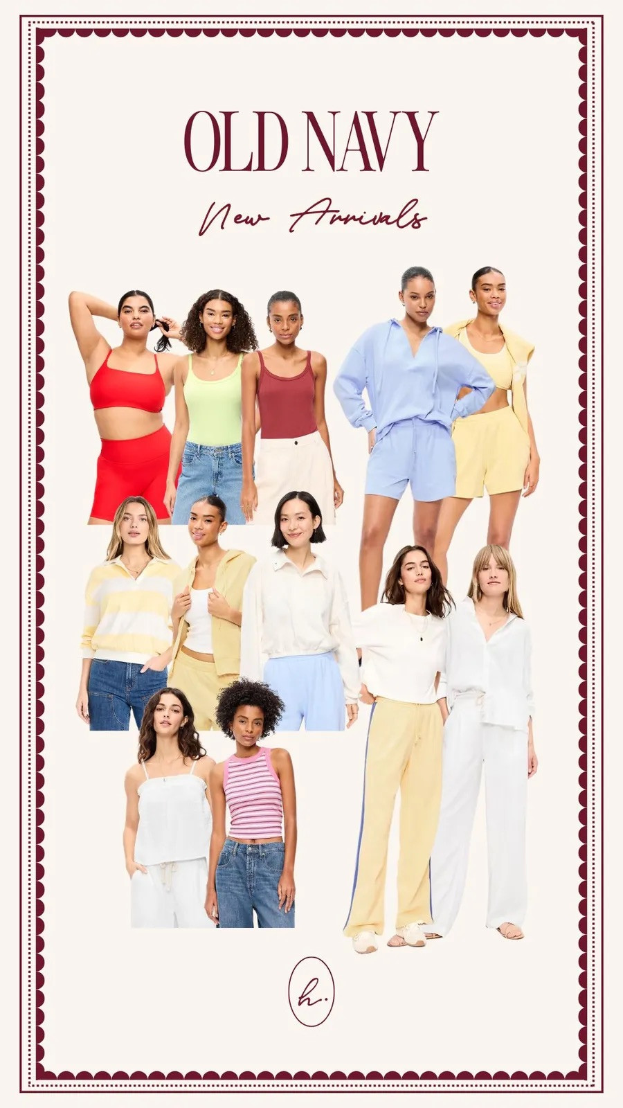 New arrivals from Old Navy! Loving their pieces for easy spring looks! So many of them on sale too! 🤍