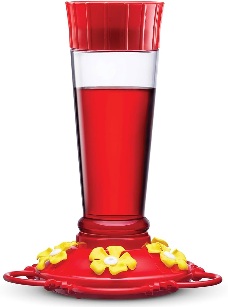 Hummingbird Feeder 10 oz. Plastic Hummingbird Feeders for Outdoors, with Built-in Ant Guard - Cir... | Amazon (US)