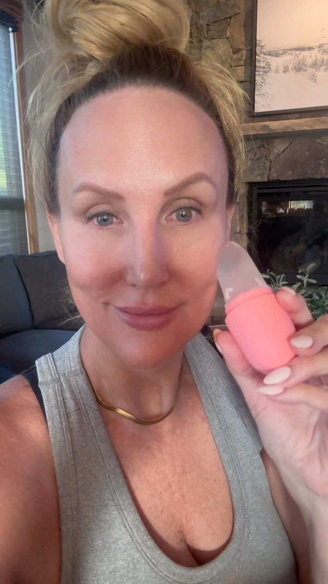 I love an ice facial in the morning! It's so refreshing and so many great benefits!  #icefacial #skincare #antiagingskincare 💕 

#LTKOver40 #LTKBeauty