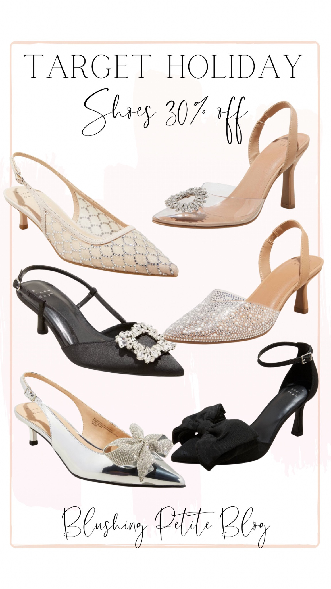 Pretty holiday shoes on sale from Target 🎯 

#LTKParties #LTKSaleAlert #LTKHoliday