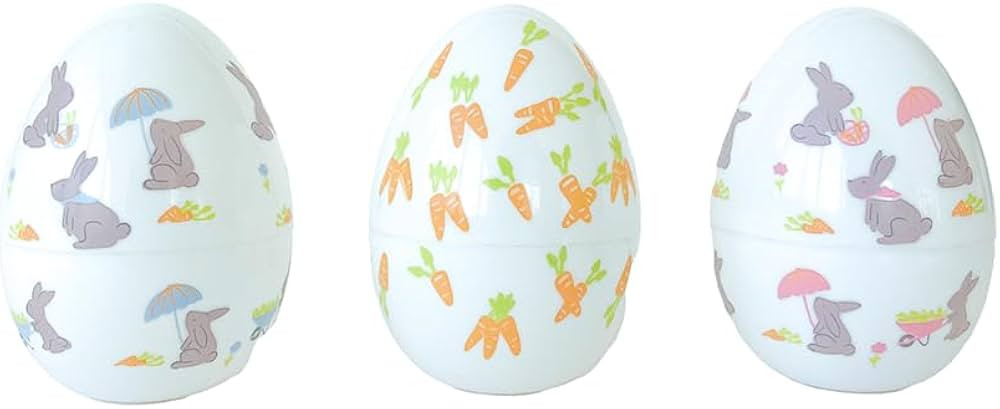 Daydream Society Bunnies in the Garden - Fillable Easter Eggs - Set of 24 Plastic Easter Eggs - P... | Amazon (US)