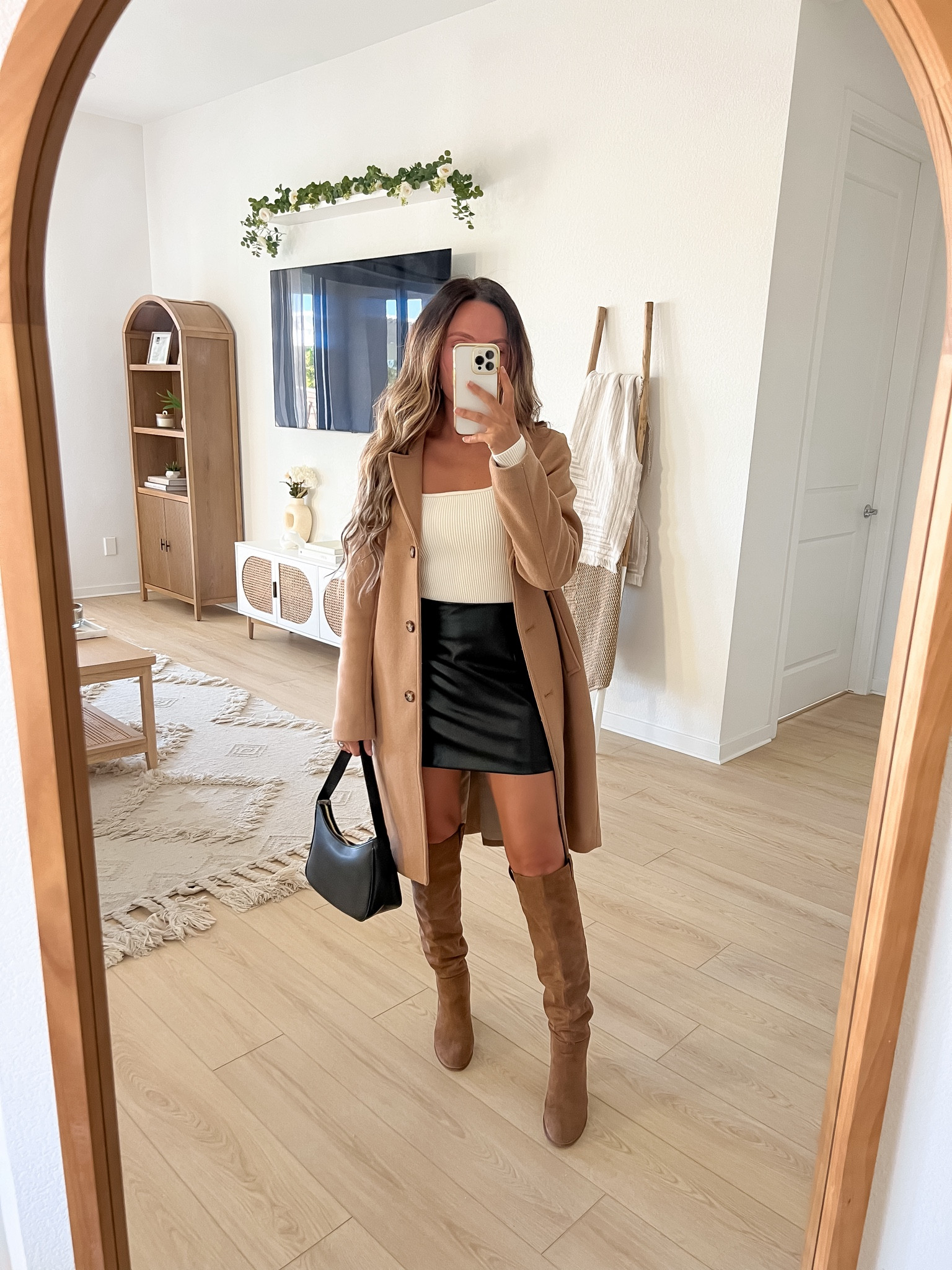 Fall date night outfit idea | fall outfits, fall date night outfit, fall date night outfits, fall brunch outfit, fall skirt outfit, fall skirt outfit with boots, fall leather skirt outfit, elevated casual outfit, dressy outfit, classic outfit, minimalist outfit, fall capsule wardrobe, fall basics, 2024 fall fashion trends, 2024 fall boot trends, heeled boots, knee high boots, fall sweater, ribbed knit top, fall top, leather mini skirt, camel coat, fall coat, fall outerwear, dad coat, Vici, vici dolls, Abercrombie, Amazon fashion, neutral outfit, neutral fashion

#liketkit 

#LTKShoeCrush #LTKFindsUnder100 #LTKItBag #LTKSaleAlert #LTKParties #LTKSeasonal #LTKTravel #LTKFallSale #LTKFindsUnder50 #LTKStyleTip