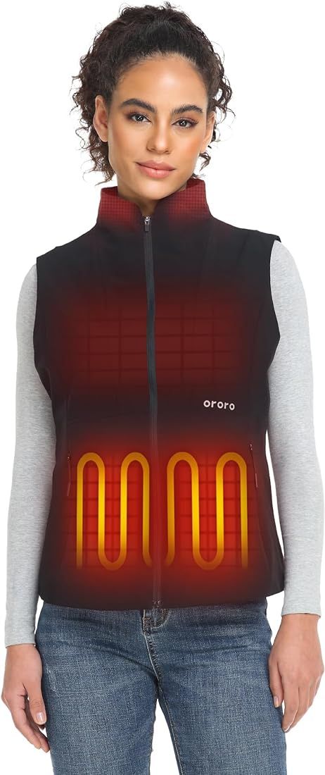 ORORO [Upgraded Battery] Women's Heated Vest with PrimaLoft Insulation, Heated Vest for Golf Spor... | Amazon (US)