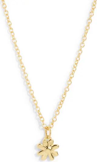 Delicate Collection Demi-Fine Daisy Pendant Necklace | Nordstrom