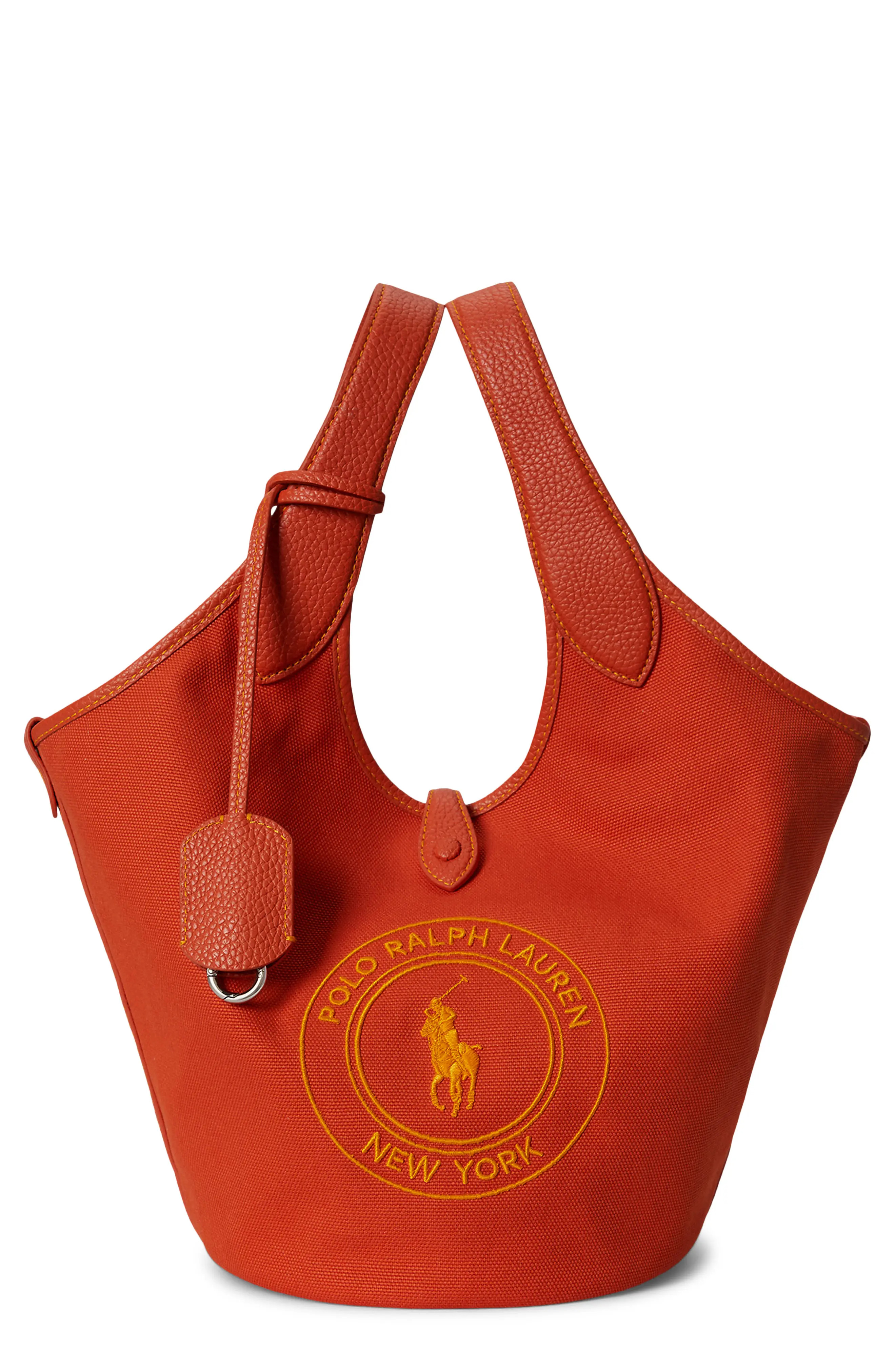 Medium Polo Play Crest Canvas Tote | Nordstrom