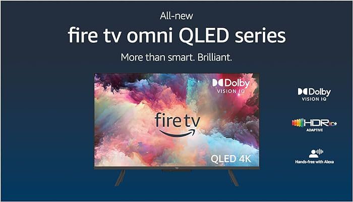 All-new Amazon Fire TV 43" Omni QLED Series 4K UHD smart TV, Dolby Vision IQ, hands-free with Ale... | Amazon (US)