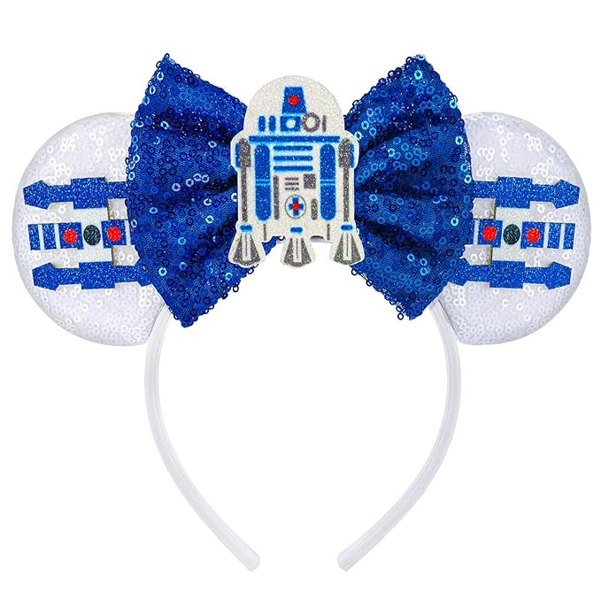 LYLIN Mouse Ears Headbands, Princess Mouse Ears with Sequin Bow for Women Girls Adults, Sparkle M... | Amazon (US)