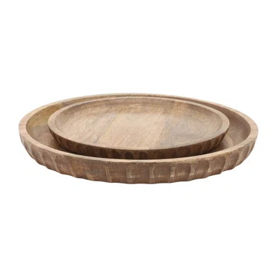 Schlusser Solid Wood Tray - Set of 2 | Wayfair North America