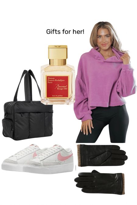 
Gifts for her. Pink hoodie. Loungewear. Pink Nike blazers Sweaters. Lancome makeup. Baccarat perfume. Tote bag. Relaxing gifts. 


#LTKGiftGuide #LTKHoliday #LTKfindsunder100