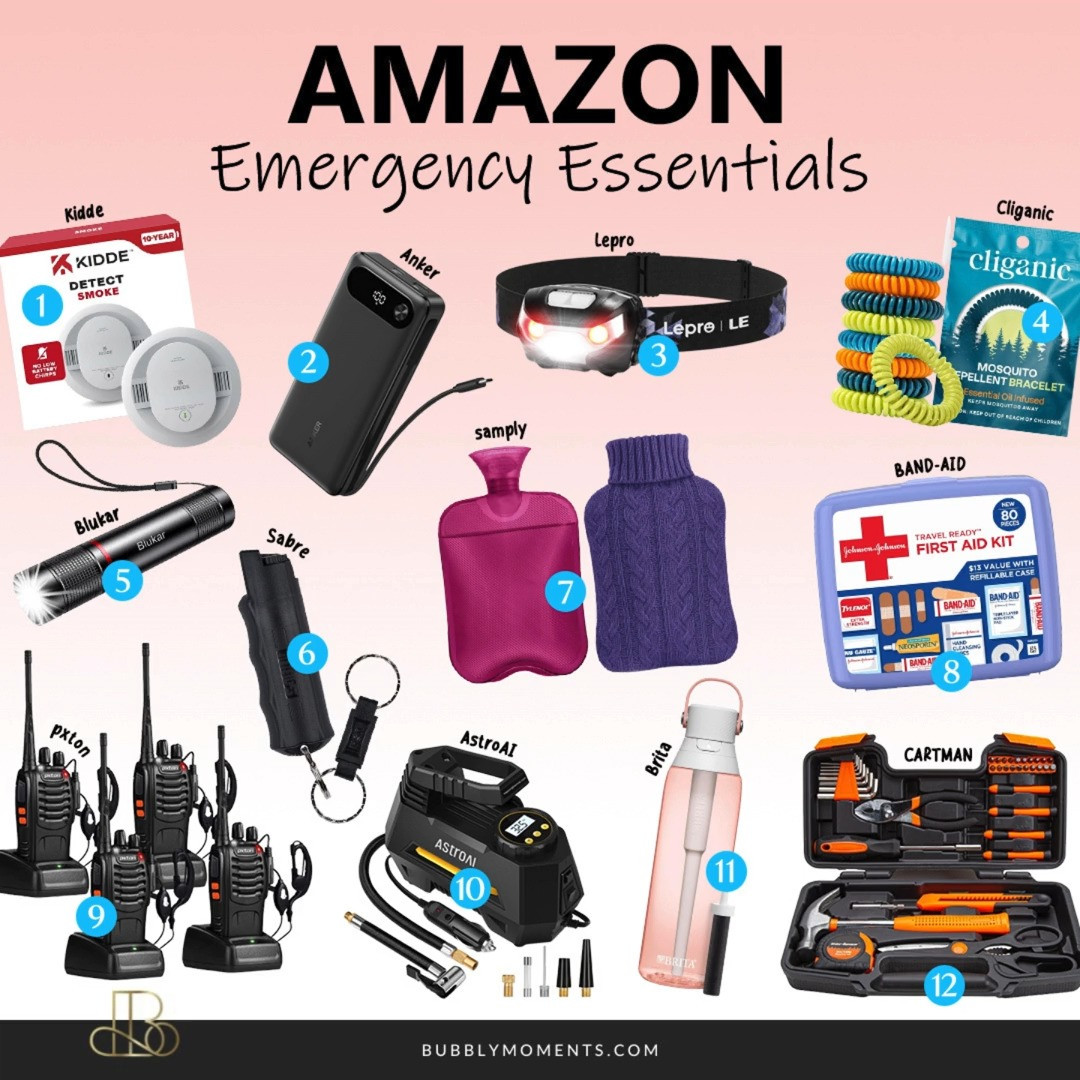 Be ready for the unexpected with these Emergency Essentials from Amazon. These simple items are great to keep at home, in your car, or in your bag. They can help you stay safe and prepared during power outages, travel delays, or small emergencies.
Having a few emergency essentials ready can make life easier when something unexpected happens. These helpful finds are practical, easy to store, and good to have just in case.
If you’re building an emergency kit or adding useful items to your home, these are great essentials to keep nearby. Tap the product images to check them out and save this post so you can find them later in my LTK shop.
#LTKFinds #LTKAmazon #LTKHome #LTKDailyFinds #LTKMustHave #LTKHomeEssentials #LTKCreator #LTKTrending #EmergencyEssentials #EmergencyKit #HomeSafety #SafetyFirst #FamilyPreparedness #EverydayEssentials #AmazonFinds #AmazonFavorites #HomeMustHaves #BePrepared 

 