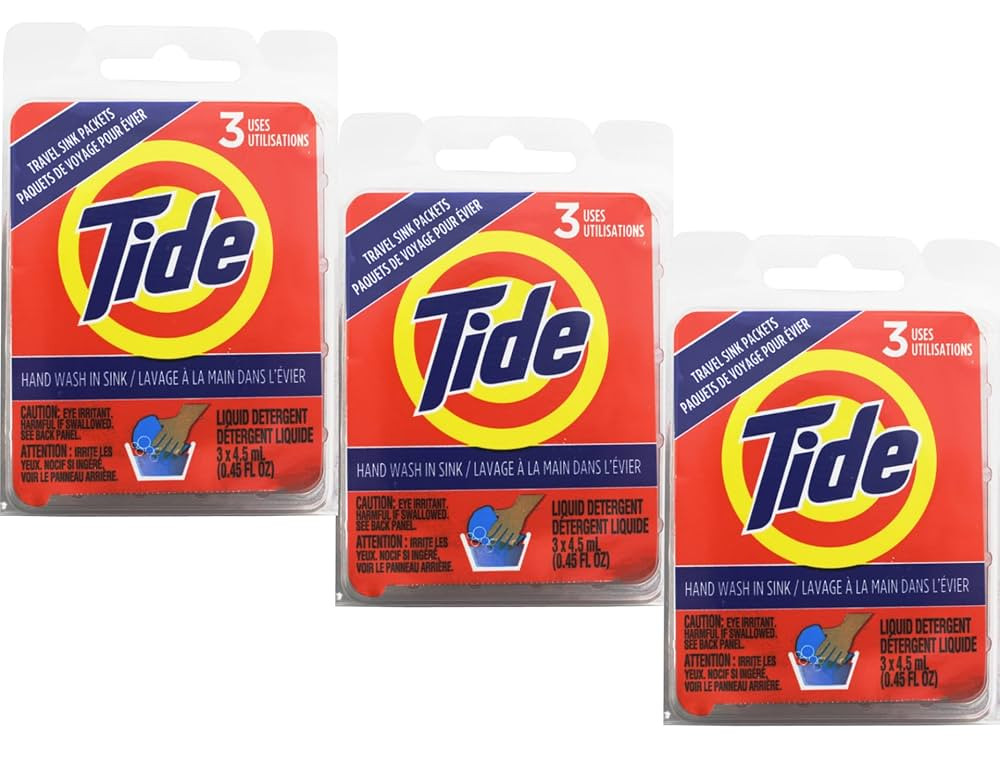 Tide Sink Packs Laundry Detergent Does 3 Loads (3 packs of 3) | Amazon (US)