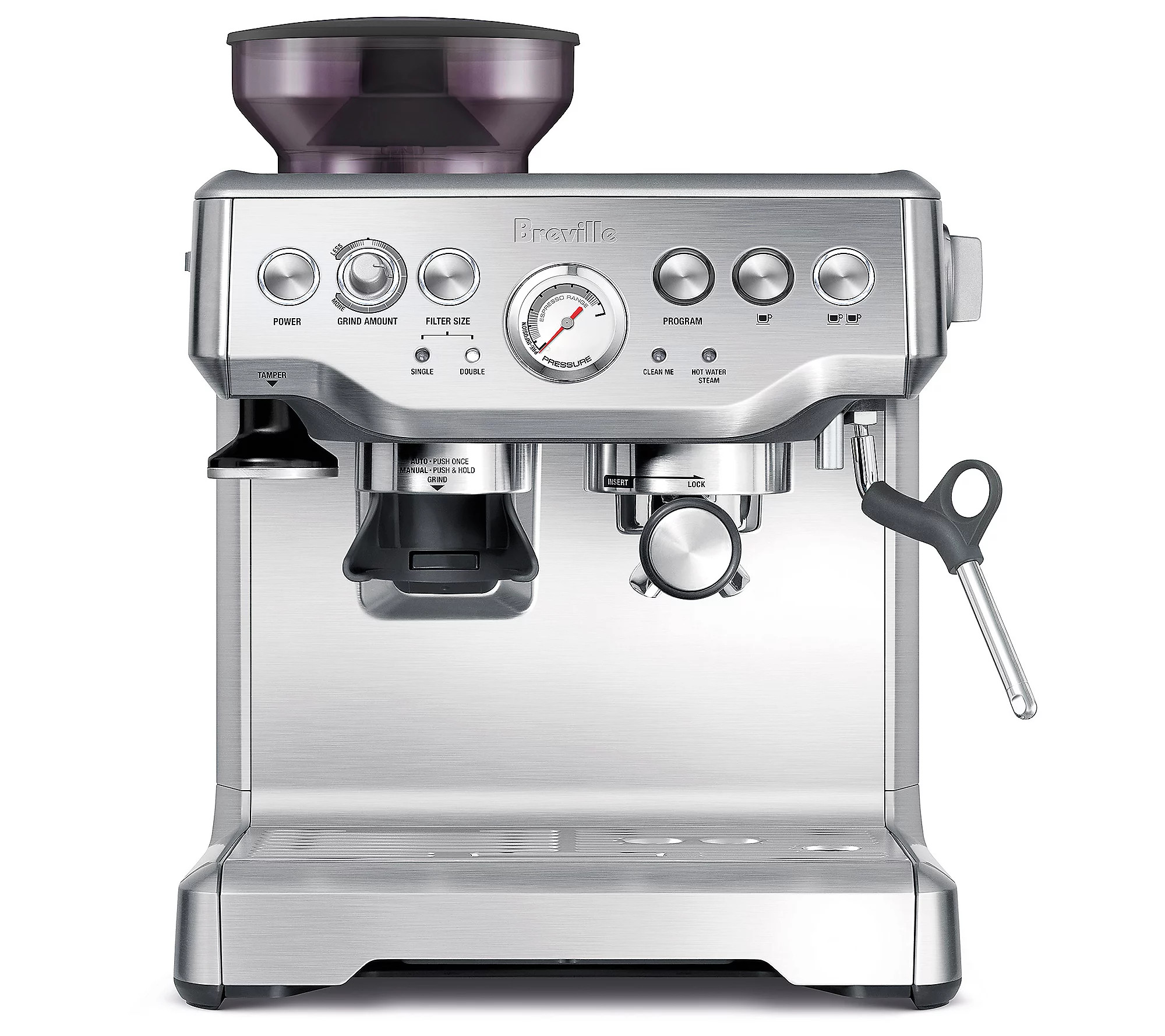Breville Barista Express Programmable Espresso achine | QVC