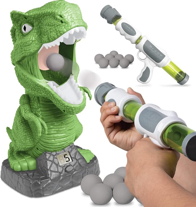 Discovery Hungry T-Rex Feeding Game, Carnival Style Shooting Target Competition for Kids, 8 Indoo... | Amazon (US)
