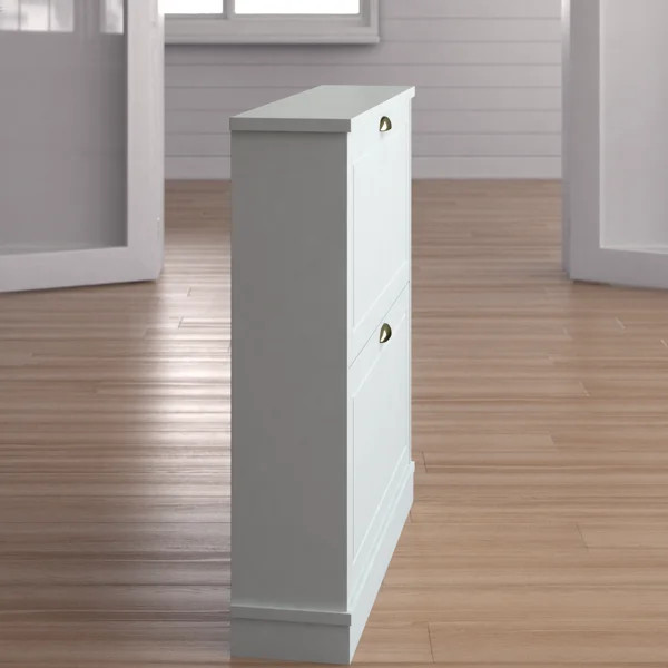 Two Row 10 Pair Shoe Storage Cabinet | Wayfair North America