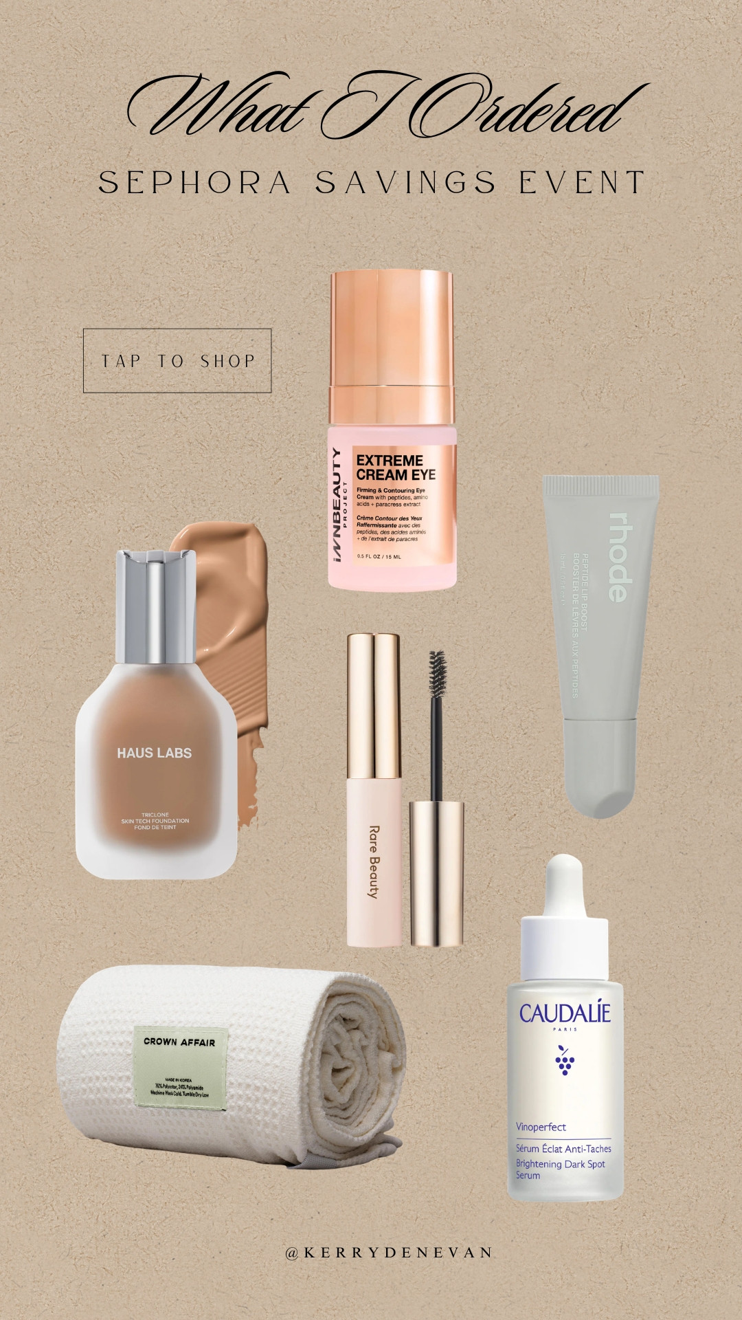 What I ordered from the Sephora savings event!  

 #LTKselfcare #LTKSaleAlert #LTKBeauty