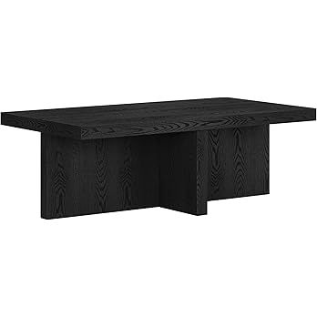 Henn&Hart Elna Coffee Table, 44" Wide, Black | Amazon (US)