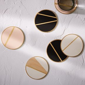 The Vintage Vogue Linea Coasters (Set of 4) | West Elm (US)