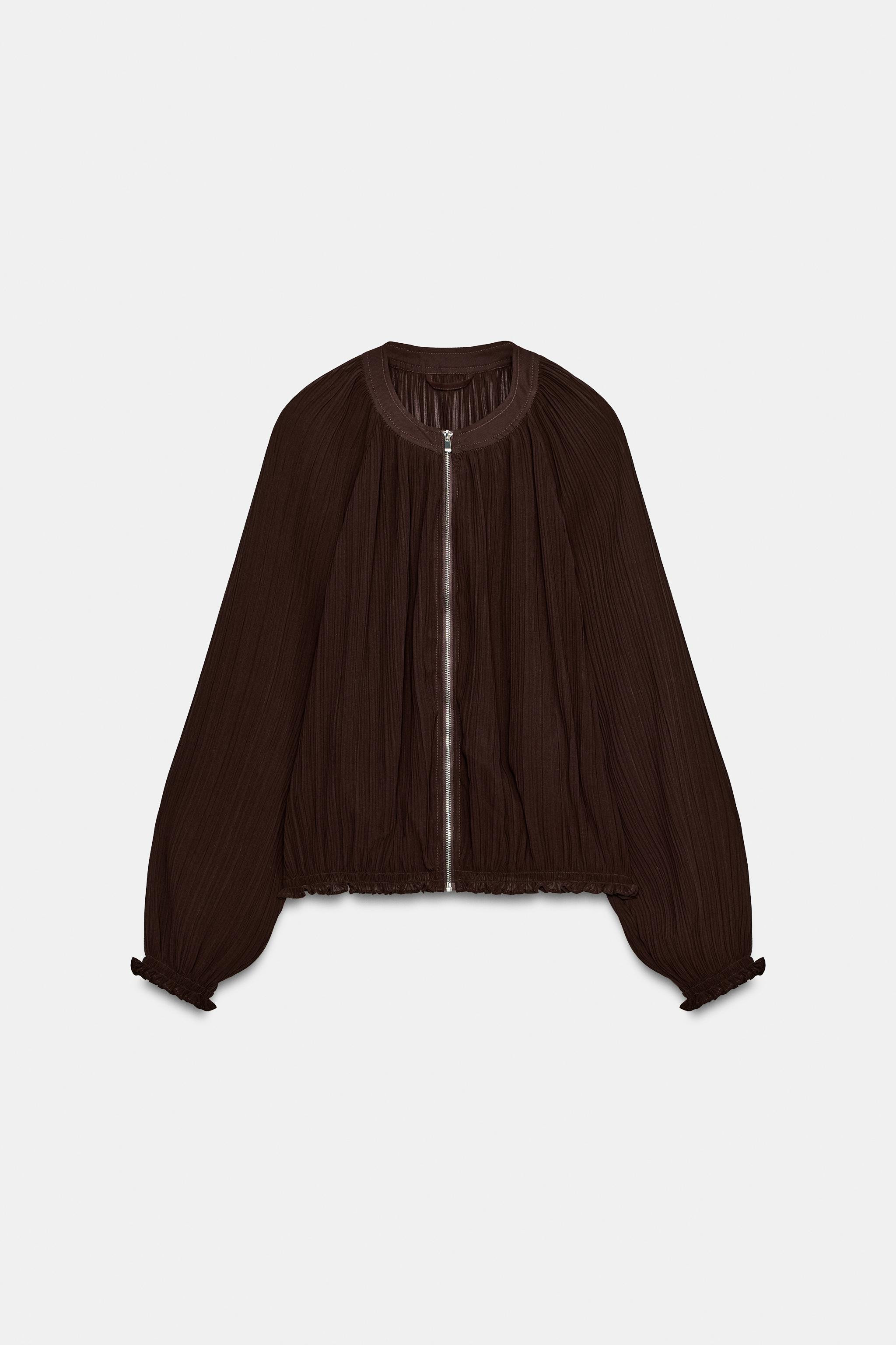 PLEATED ORGANZA JACKET | Zara US