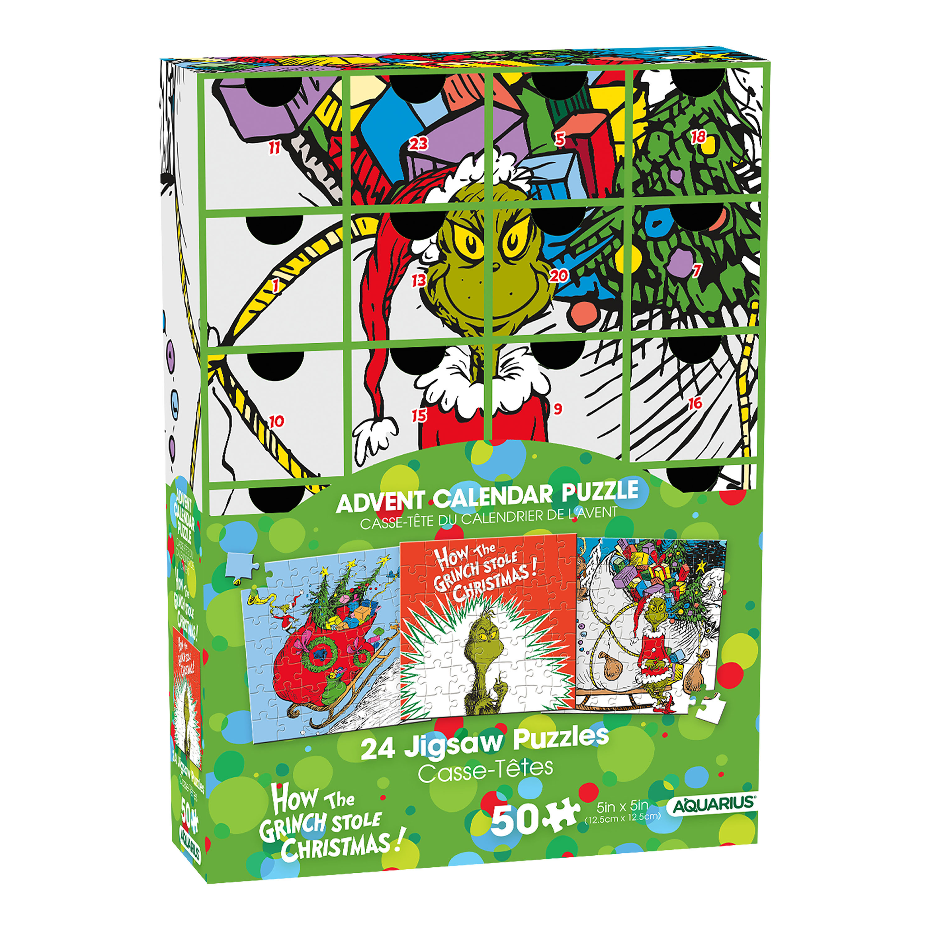 How the Grinch Stole Christmas 50 Piece Puzzle Advent Calendar | World Market