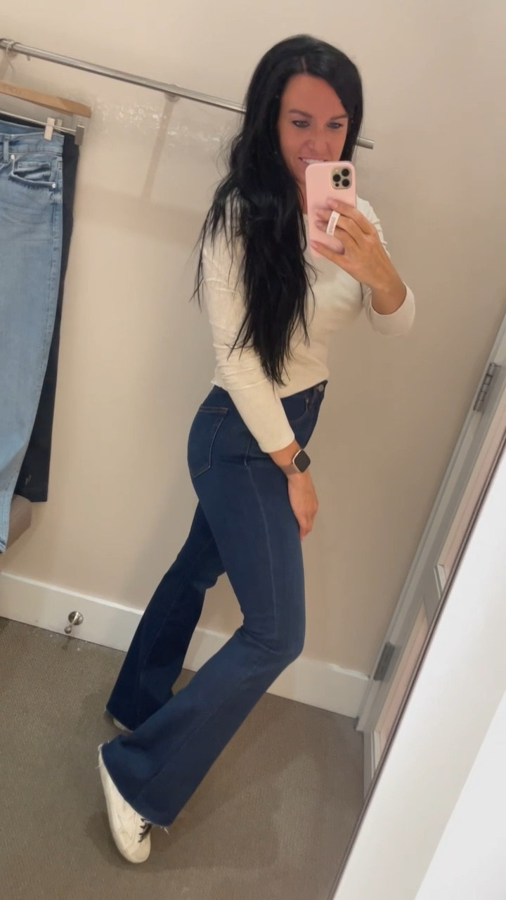 Loft slim flare jeans are on sale + 50% off!! I recommend sizing down!

#LTKsalealert #LTKfindsunder50 #LTKworkwear