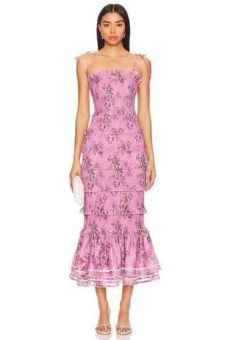 V. Chapman Geranium Dress in Lilac Tapestry Rose from Revolve.com | Revolve Clothing (Global)