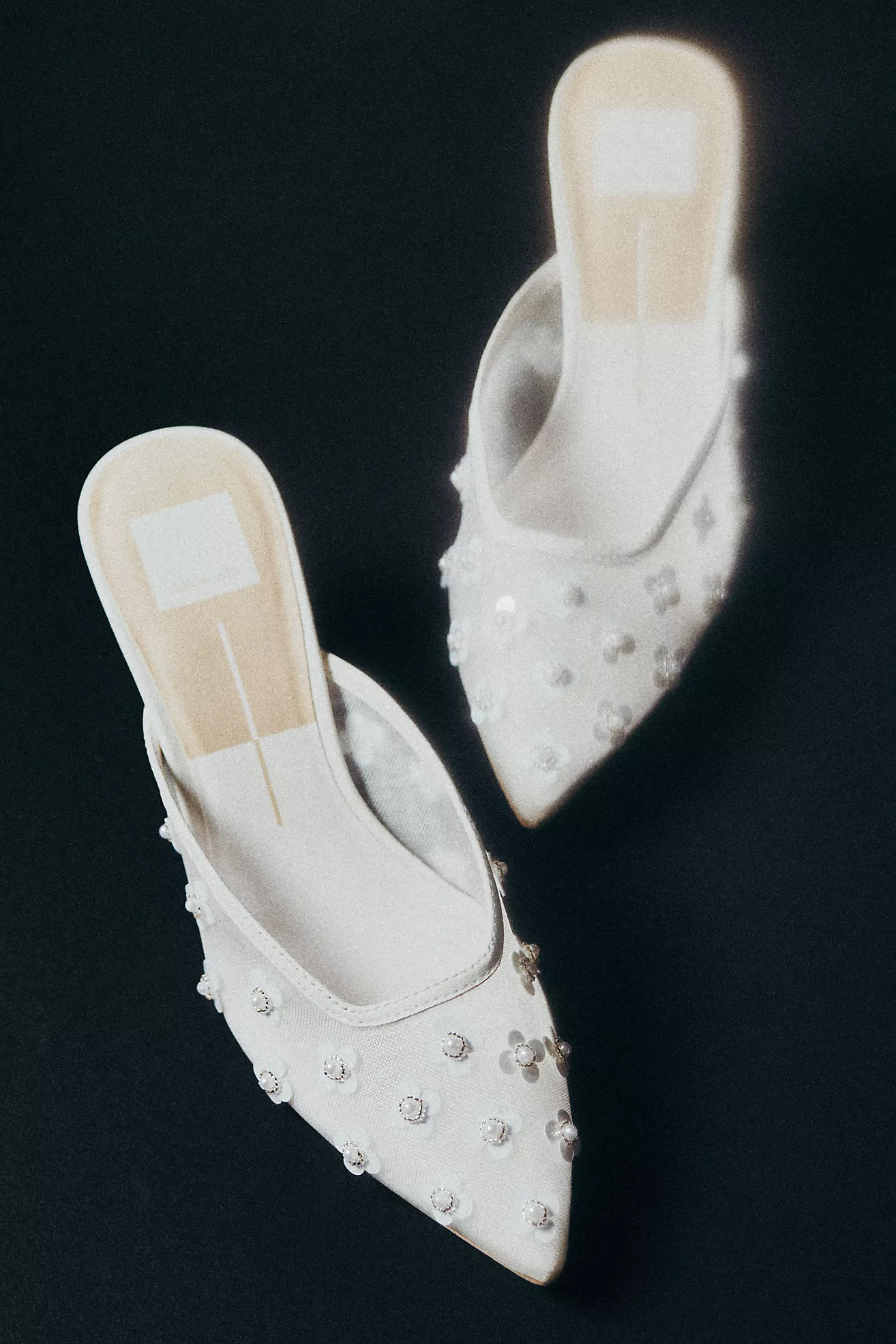 Dolce Vita Clara Pearl Kitten-Heel Mules | Anthropologie (US)