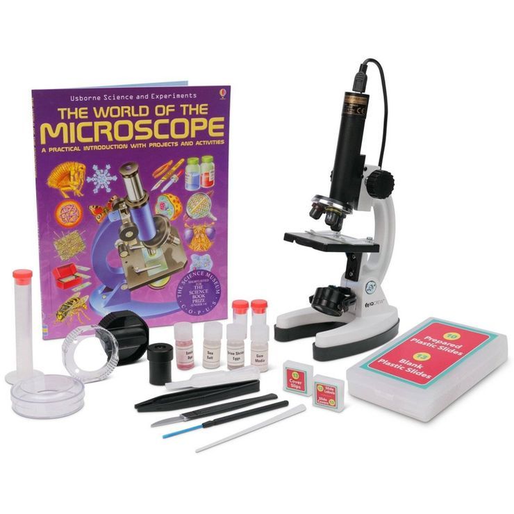 Premium 85 pc Kids' STEM Microscope Kit with Digital Camera, Kids' Software, and Microscope Book ... | Target
