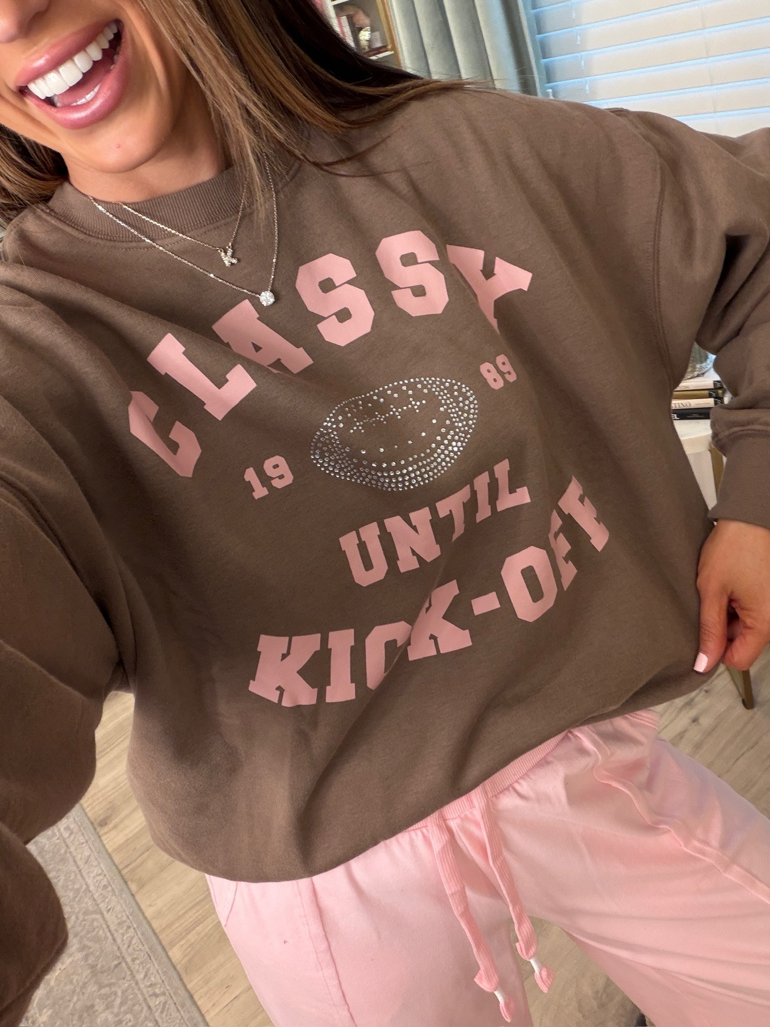 For the supportive sports wife, this sweatshirt is for you!!  

 #LTKootd