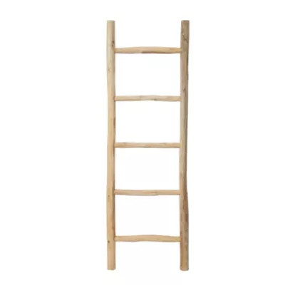 Monroe Lane Bohemian Teak Wood Ladder | Belk