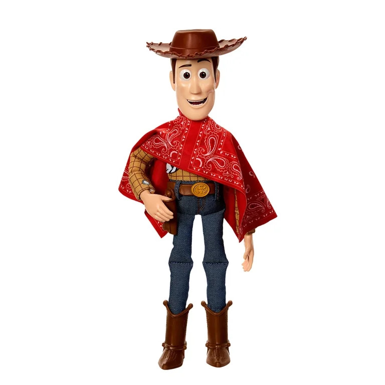 Disney and Pixar Toy Story 5 Poncho Woody Ragdoll 12-inch Figure, Most-Loved Edition | Walmart (US)